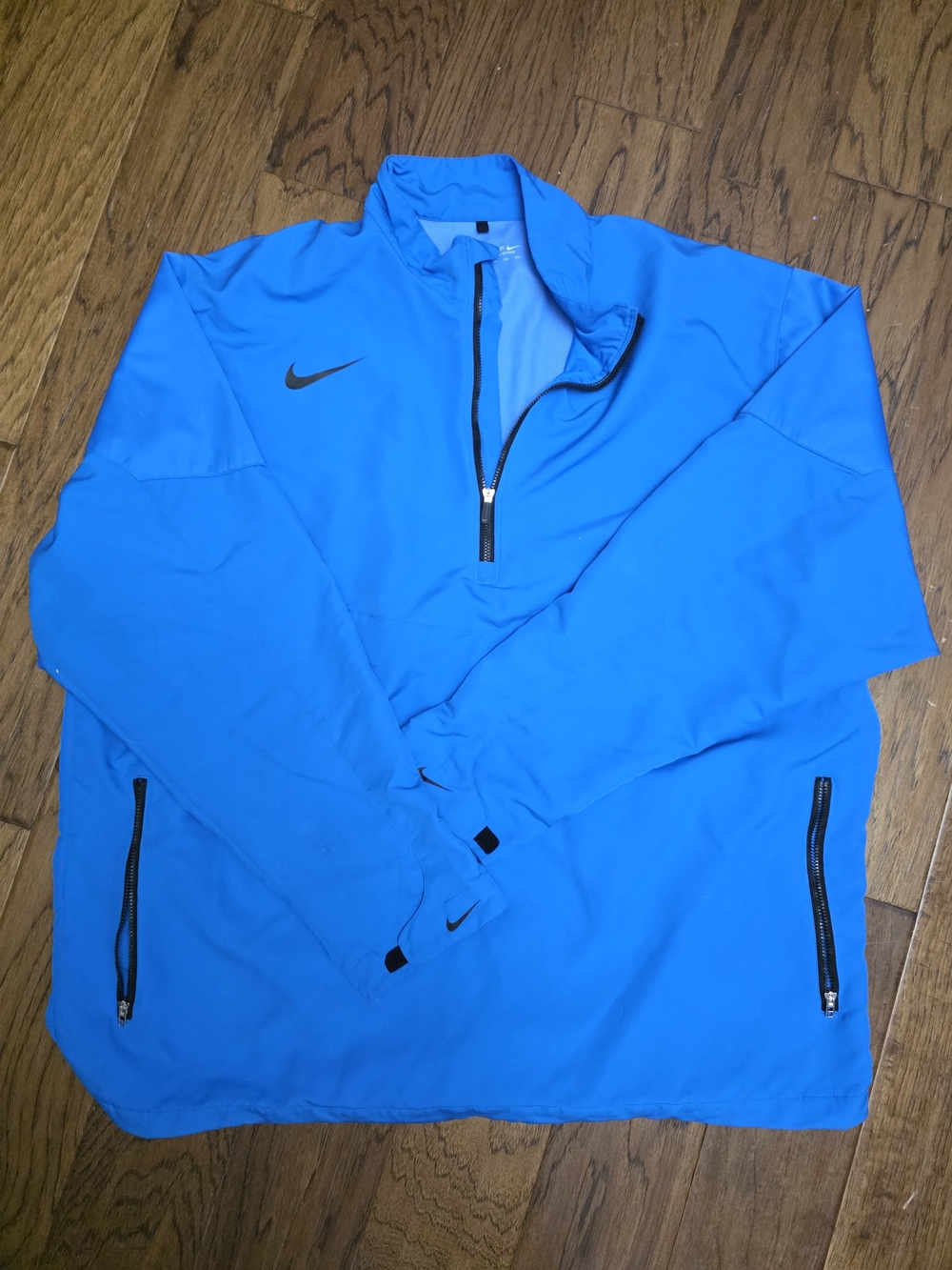 Nike Men’s Bright Blue Quarter-Zip Windbreaker